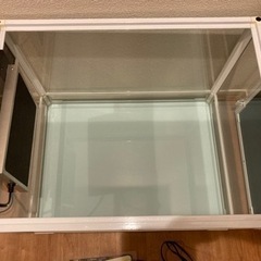 爬虫類・小動物飼育用組み立て式ガラスケース等セット