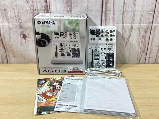 YAMAHA　ヤマハ　MIXING　CONSOLE　ミキシングコンソール　MODEL　AG03　ミキサー　楽器、器材　63011J