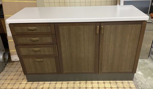 キッチンカウンター キッチンテーブル 調理台 キッチン収納 (未使用品)