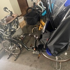 プチママン 非電動 変速付き 子供乗せ自転車 3人乗り