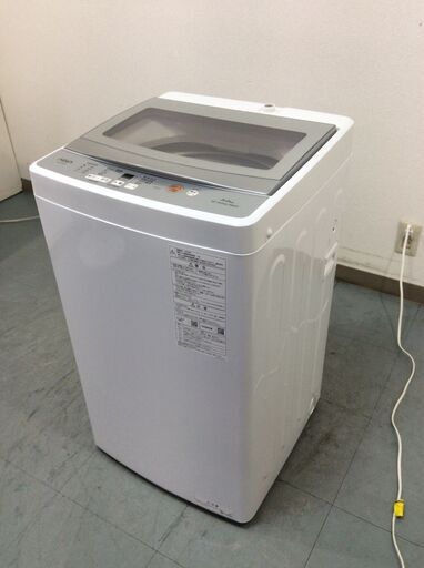 （7/10受渡済）JT9033【AQUA/アクア 5.0㎏洗濯機】2023年製 AQW-S5N 家電 洗濯 簡易乾燥付