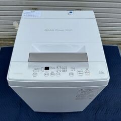 最新★TOSHIBA★一人暮らし洗濯機★4.5kg★2024年製...