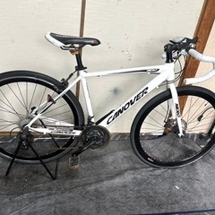 CANOVERロードバイク、SHIMANO21段変速、フロントディスクブレーキ