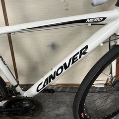 CANOVERロードバイク、SHIMANO21段変速、フロントディスクブレーキ