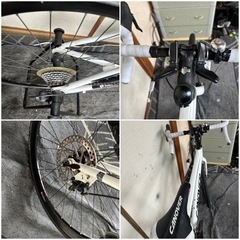CANOVERロードバイク、SHIMANO21段変速、フロントディスクブレーキ