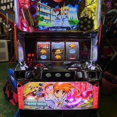 【美品】魔法少女リリカルなのは 実機スロット 愛品倶楽部柏店】SANYO 魔法少女リリカルなのは 5号機 ART