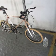 D603★20000円★　折りたたみ中古自転車　ドッペルゲンガー　ベージュ　260　パルセイロ　7段変速【20インチ 】 (*^▽^*)