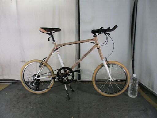 D603★20000円★　折りたたみ中古自転車　ドッペルゲンガー　ベージュ　260　パルセイロ　7段変速【20インチ 】 (*^▽^*)