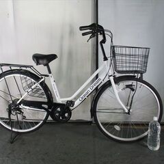 D606　★限定特価★ 中古自転車 ホワイト【26インチ　軽快車　6段　LEDオートライト 】 入札お待ちしております(*^▽^*) D606 ☆限定特価☆ 中古自転車 ホワイト【26インチ 軽快車 6段 LEDオート