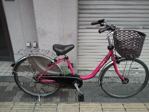 (本体のみ)【Panasonic】ViVi(ビビ)DX 26吋電動アシスト自転車(レッドジンジャー)