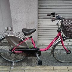 (本体のみ)【Panasonic】ViVi(ビビ)DX 26吋電動アシスト自転車(レッドジンジャー)