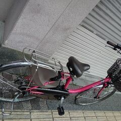 (本体のみ)【Panasonic】ViVi(ビビ)DX 26吋電動アシスト自転車(レッドジンジャー)