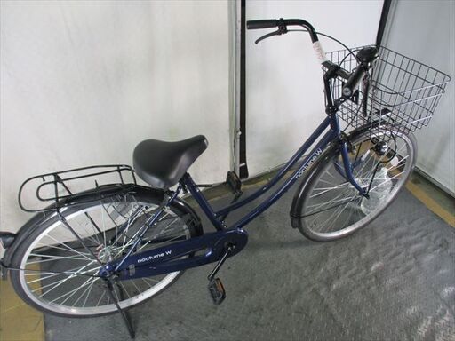 D610★限定特価★ 中古自転車 美品【26インチ　軽快車　ブルー　LEDオートライト 】 入札お待ちしております(*^▽^*) D610☆限定特価☆ 中古自転車 美品【26インチ 軽快車 ブルー LEDオート