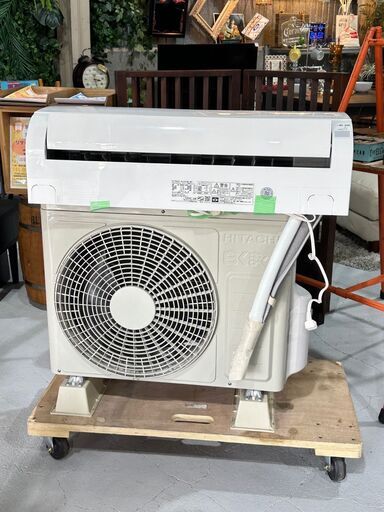 ★HITACHI 白くまくん★ エアコン 日立 RAS-AJ22M 2022年 2.2kw 100V おもに6畳 極美品 ワンルーム 季節家電