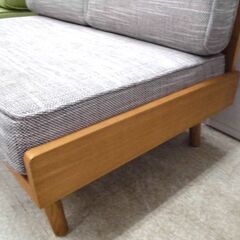 ウニコ 2人掛けソファ アルベロ ファブリック 幅122cm ウッドフレーム