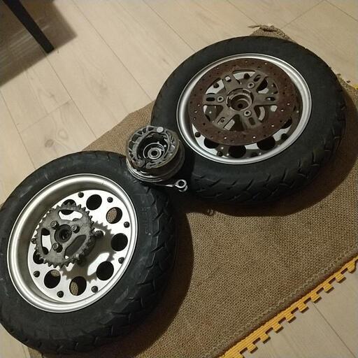 10inch 前後タイヤ+リアドラム