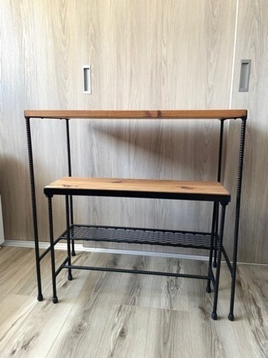 オーダーメイド 木製 デスクチェア 2点セット 家具 オフィス用家具 机