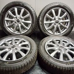 タイヤほぼ未走行【YOKOHAMA iG60 155/65R14】スタッドレス【WAREN 14インチ 4.5J4HPCD100+45】23年製 デイズ ミライース タント等(VTH977)