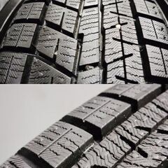 タイヤほぼ未走行【YOKOHAMA iG60 155/65R14】スタッドレス【WAREN 14インチ 4.5J4HPCD100+45】23年製 デイズ ミライース タント等(VTH977)