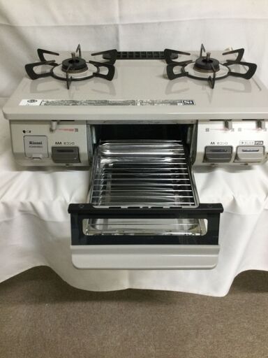 北見市発】リンナイ RINNAI ガステーブル KGM64BE2L 2019年製 白 調理 