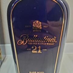 ベリーオールド】バランタイン21年 旧旧型 陶器ボトル 箱付き