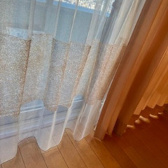 FISBA フィスバ 240センチ ベージュカーテン レースカーテンセット