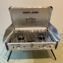 ユニフレーム ツインバーナーUS-1900 ＋ キッチンスタンドⅡ