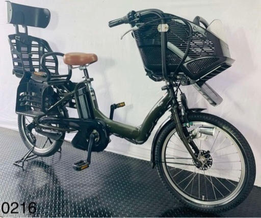 ❷0216ヤマハ3人乗り20インチ子供乗せ電動アシスト自転車