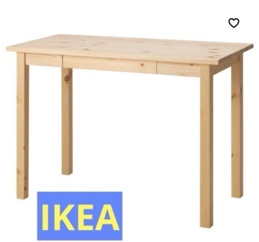 【今年中に処分/美品】IKEAの学習机　幅105cm 奥行50cm