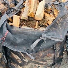 未乾燥薪　一袋（引き取り限定）