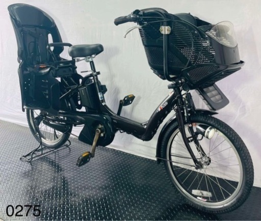 ❸0275ヤマハ3人乗り20インチ子供乗せ電動アシスト自転車