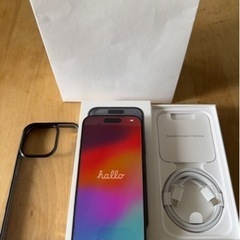 iPhone15 pro 256GB SIMフリー ブラックチタニウム　新古品