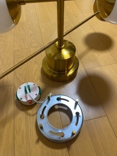 ゴールド シーリングライト 4灯 E17 hr131-outlet-0top.jpg