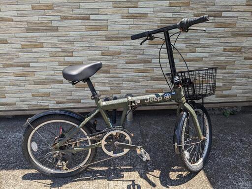 中古自転車 6段変速 20インチ  ライト無し折りたたみ 軽整備済み 防犯登録対応 町田市 相模原市 SO195