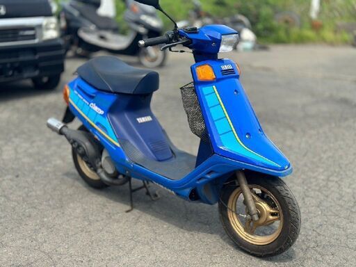 ●超希少! エンジン実働! 絶好調! YAMAHA ヤマハ Champ チャンプRS 2NA 1987年モデル 走行6246km スクーター ヴィンテージ 原付 札幌発