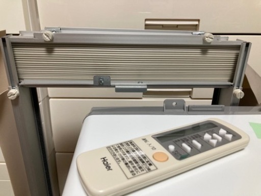 2021年製 Haier ハイアール 窓用エアコン 冷房専用 JA-16V リモコン