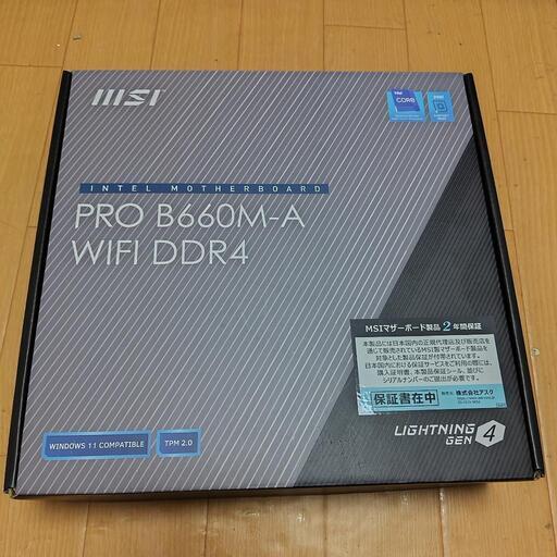 PCパーツ MSI PRO B660M-A WiFi