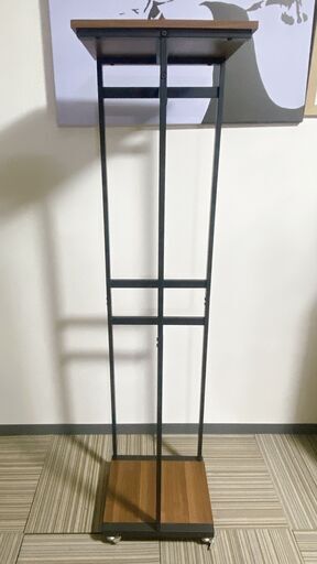 M215  YAMAZEN ハンガーラック ブラック キャスター付 リビング仕様