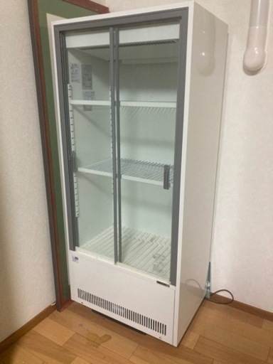 【業務用/中古】【サンデン】冷蔵ショーケース キュービック薄型 166L MUS-0614X（旧型式：VRS-106XE ）幅600×奥行450×高1400mm 単相100V/冷蔵庫