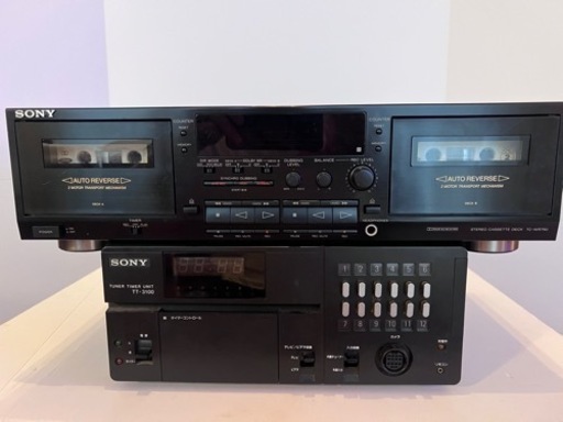【SET】SONY カセットデッキ チューナー TC-WR790 TT-3100