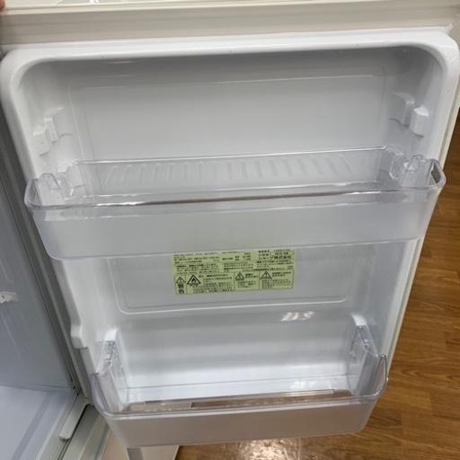 軽トラ無料貸し出し】【SHARP】【2ドア冷蔵庫SJ-D14D-W】【トレファク  