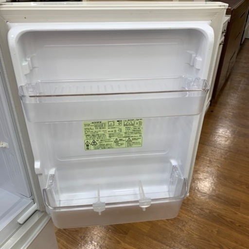 軽トラ無料貸し出し】【SHARP】【2ドア冷蔵庫SJ-D14F-W】【トレファク