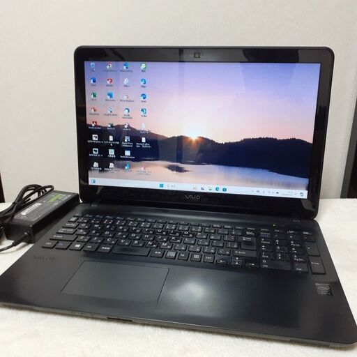 【お取引中です】SONY　VAIO　15インチ　i５　8GB　SSD（256）　Microsoft Office2021　Wi-Fi　Bluetooth　テンキー　Windows11　23H2