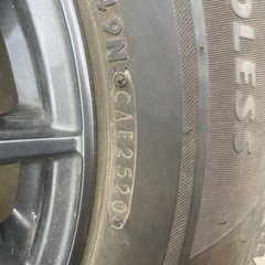 195/65R15 ブリヂストン/VRX2 20年製 VELVA 15インチ 6.5J ＋40 100 5H スタッドレス 4本 プリウス ウィッシュ