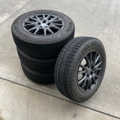 195/65R15 ブリヂストン/VRX2 20年製 VELVA 15インチ 6.5J ＋40 100 5H スタッドレス 4本 プリウス ウィッシュ