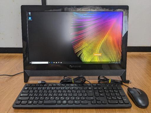 リカバリー済みLenovoのフルHDモニター一体型デスクトップ美品です