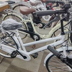 ☆21テクノロジー/26インチ/自転車/カギ付き/ホワイト/№510☆