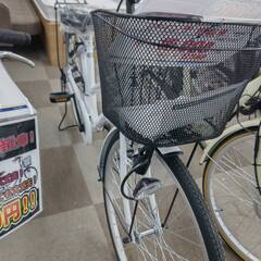 ☆21テクノロジー/26インチ/自転車/カギ付き/ホワイト/№510☆