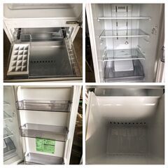 TOSHIBA 2ドア冷蔵庫 GR-S17BS (W) 2020年製　170L 2ドア 右開き 3段ガラス棚 