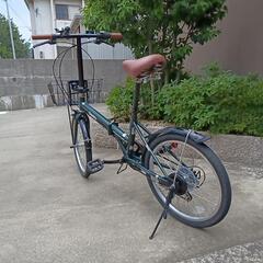 🎀😄被災地応援品・未登録・ブランドjeepの折りたたみ自転車(配達可能)